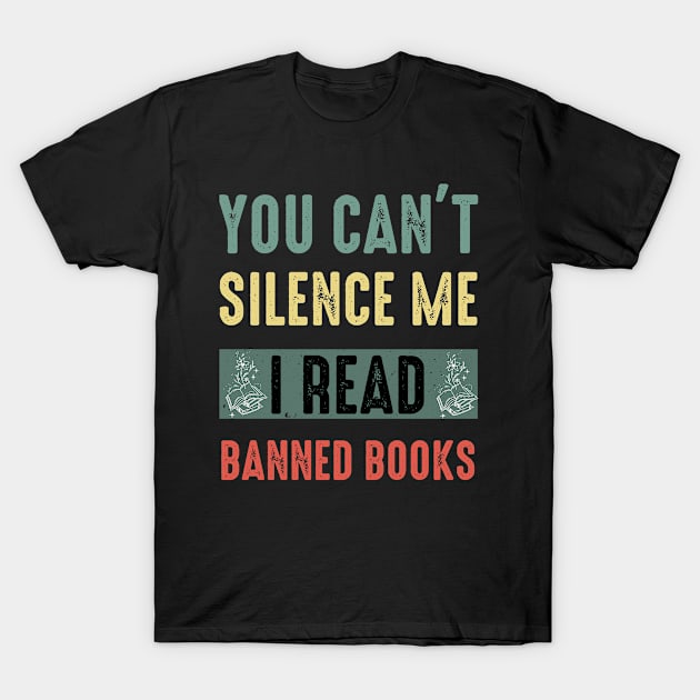 I read banned books T Shirt readers reading gift T-Shirt by Emouran